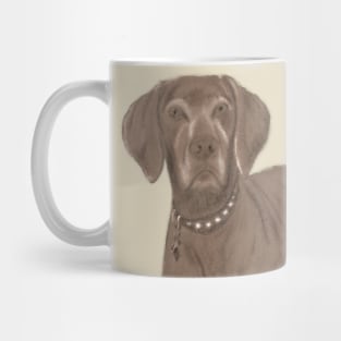 Hungarian Vizsla line drawing Mug